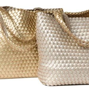 NEW with Tags Reversible Ilse Jacobsen Woven Tote Bag